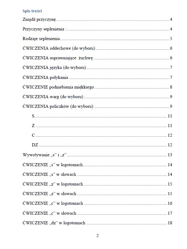 Seplenienie s,z,c,dz - terapia etapami - obrazek 4