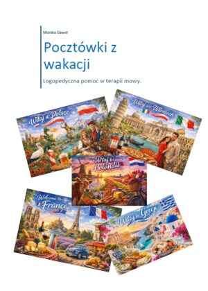 Obrazki do opowiadania - Pocztówki z wakacji