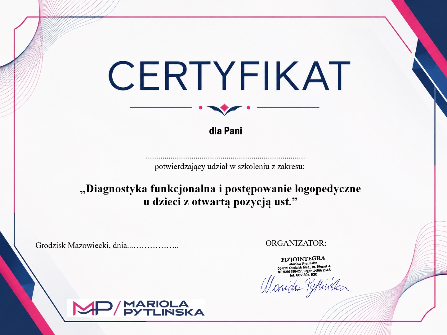 Certyfikowany kurs o otwartej buzi - obrazek 13